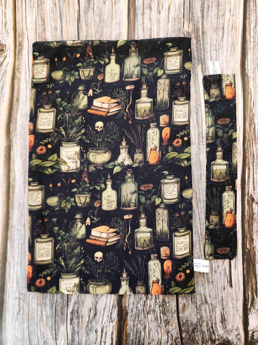Pochette à livre - Petites fioles de poison