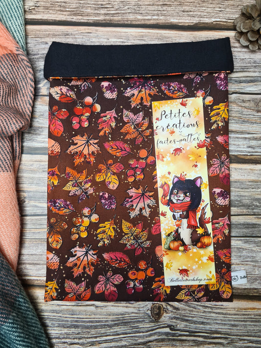 Pochette à livre - Automne flamboyant