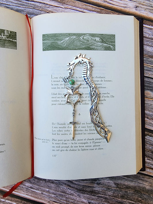 Marque-pages personnalisable - Dragon médieval