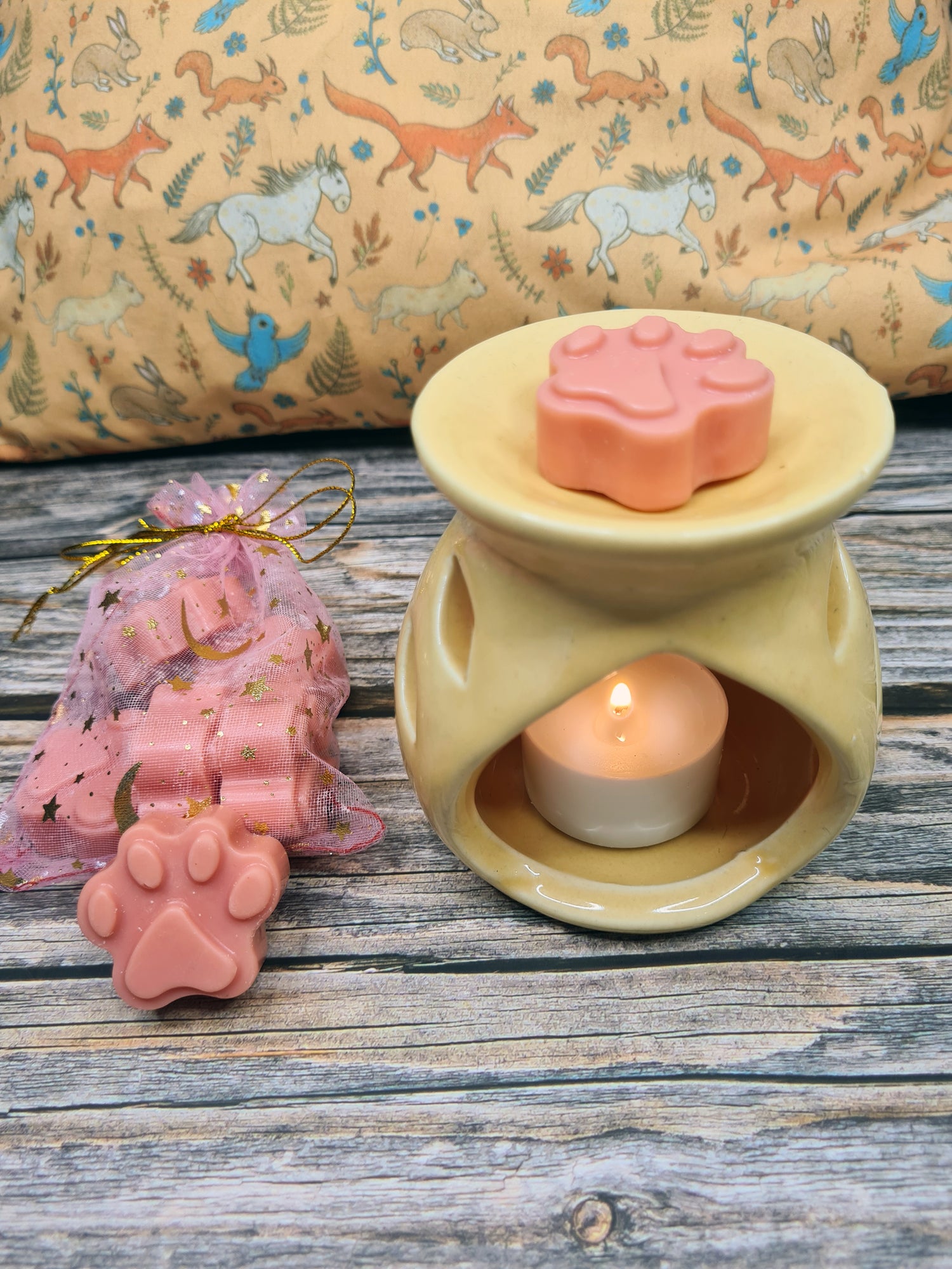 Fondant parfumé en forme de patoune parfum caramel beurre salé
