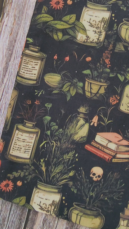 Pochette à livre - Petites fioles de poison
